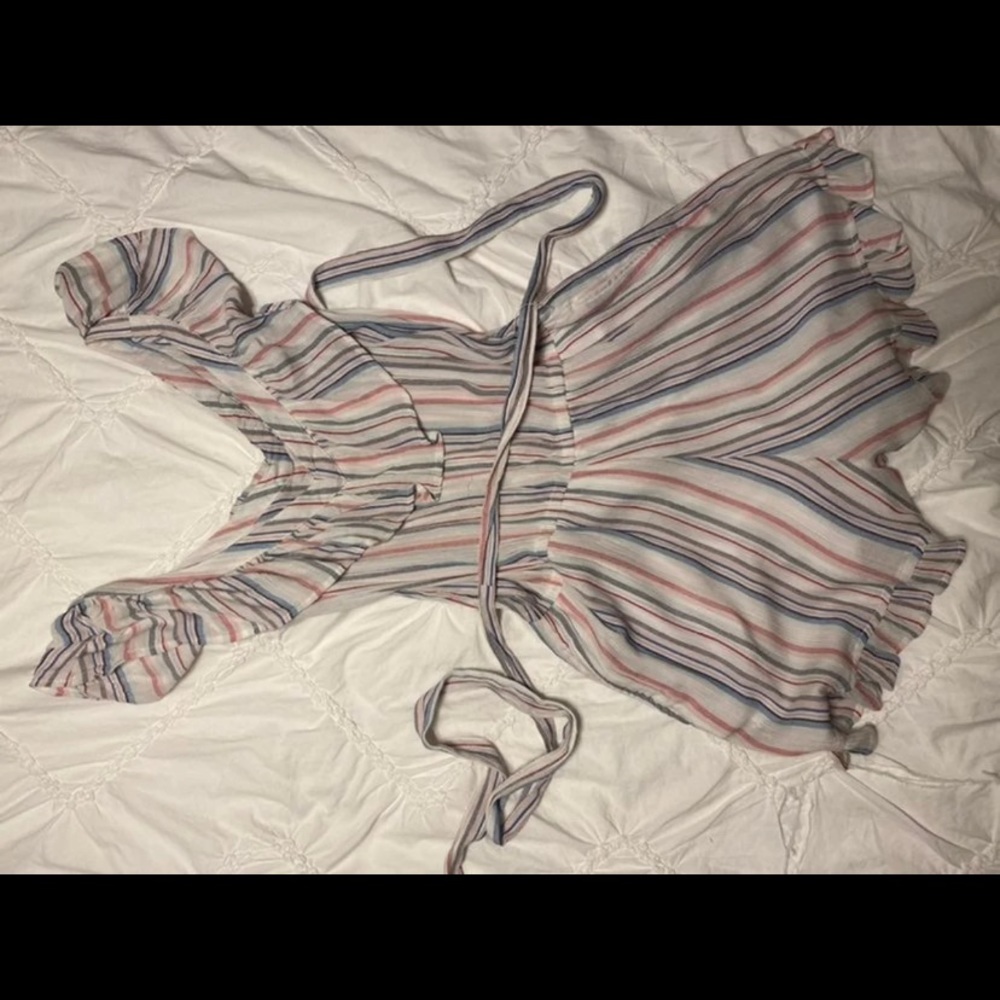 Tie waist Romper